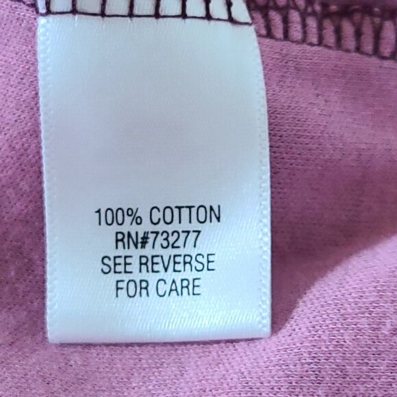 CROFT & BARROW THE CLASSIC TEE PULLOVER BURGUNDY FLORAL DESIGN SIZE 3X - Picture 4 of 5